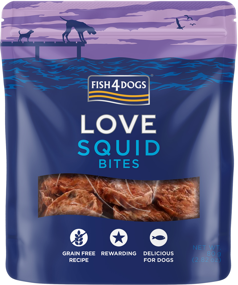 CSB228R F4D_Pack_Renders_Pouch_LOVE-100g_Front_Squid Bites